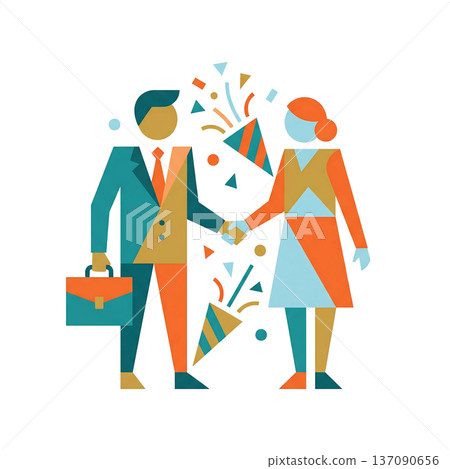 象徵平穩退休保障的圖標 137090656