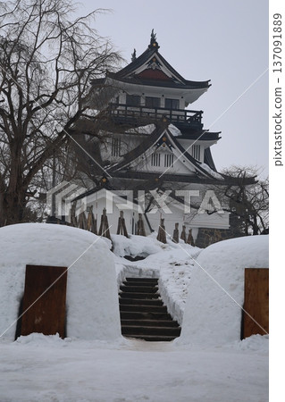 白雪皚皚的冬日橫手城 137091889