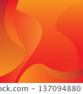 Abstract Orange and Red Gradient Background 137094880