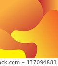 Abstract Orange and Yellow Gradient Waves 137094881