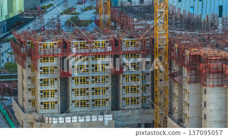Kai Tak Construction Zone Expands Beside Tall Modern Residential Towers Feb 15 2026 137095057