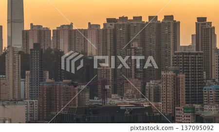 To Kwa Wan Skyline Glows Softly Under Warm Sunset Light Feb 15 2026 To Kwa Wan Skyline Glows Softly Under Warm Sunset Light Feb 15 2026 137095092