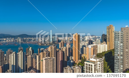 Sai Ying Pun Skyline Overlooks Vibrant Victoria Harbour Vista Feb 14 2026 Sai Ying Pun Skyline Overlooks Vibrant Victoria Harbour Vista Feb 14 2026 137095170