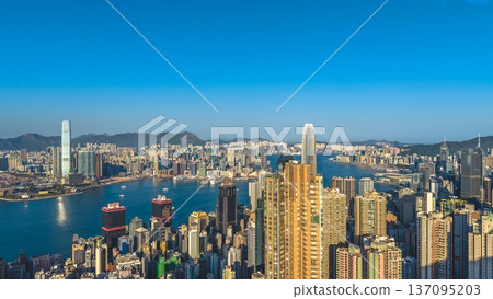 Victoria Harbour Shimmers Between Iconic Hong Kong Urban Skylines Feb 14 2026 Victoria Harbour Shimmers Between Iconic Hong Kong Urban Skylines Feb 14 2026 137095203