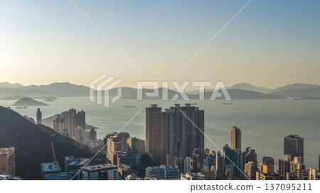 Belcher Bay Waterfront Overlooks Vibrant Western Hong Kong Skyline Feb 14 2026 Belcher Bay Waterfront Overlooks Vibrant Western Hong Kong Skyline Feb 14 2026 137095211
