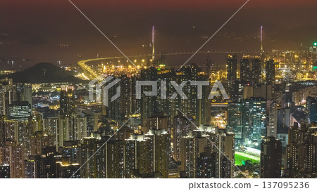 Cheung Sha Wan Skyline Illuminates Vibrant Industrial Hong Kong Night Feb 13 2026 Cheung Sha Wan Skyline Illuminates Vibrant Industrial Hong Kong Night Feb 13 2026 137095236
