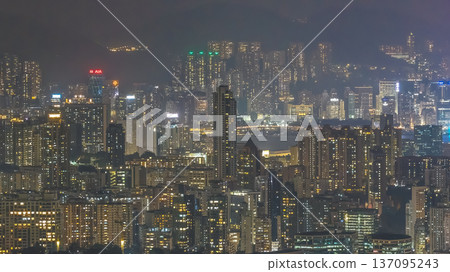 Expansive East Kowloon Skyline Glows Brightly Under Night Sky Feb 13 2026 Expansive East Kowloon Skyline Glows Brightly Under Night Sky Feb 13 2026 137095243