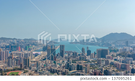 Vast Kowloon East skyline stretches toward shimmering Victoria Harbour Feb 11 2026 Vast Kowloon East skyline stretches toward shimmering Victoria Harbour Feb 11 2026 137095261