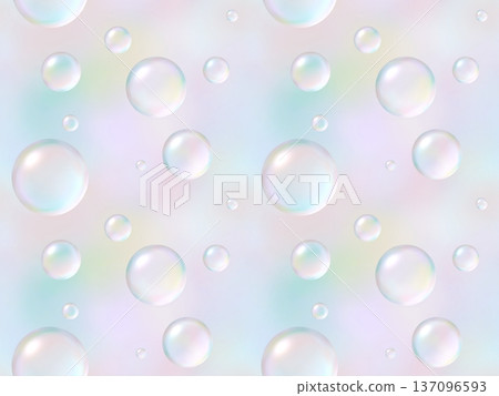 Soap bubble seamless pattern C' Soap bubble seamless pattern C' 137096593