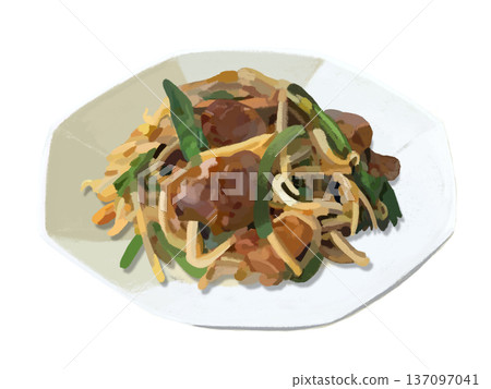 炒肝韭菜（中式菜媽木） 137097041