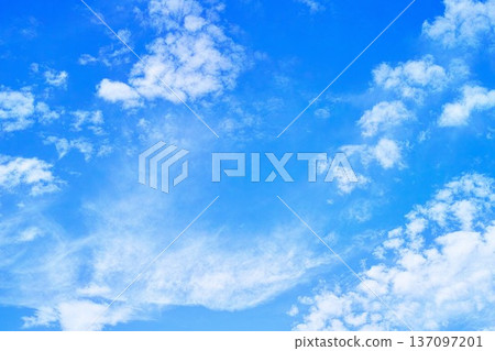 Blue sky and cloud image Blue sky and cloud image 137097201