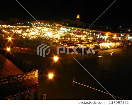Marrakech night market Marrakech night market 137097221
