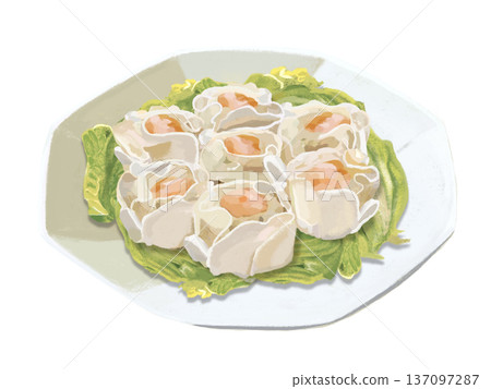 蝦子燒賣（八角盤） 137097287