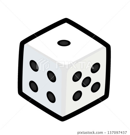 Dice illustration Dice illustration 137097437