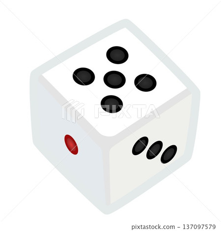 Dice illustration 137097579