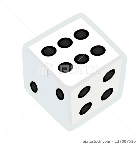 Dice illustration Dice illustration 137097580