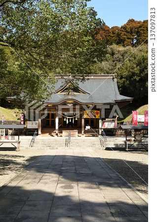 角神社的庭院 角神社的庭院 137097813
