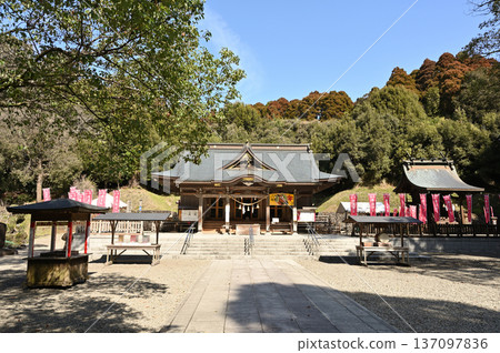 角神社的庭院 角神社的庭院 137097836