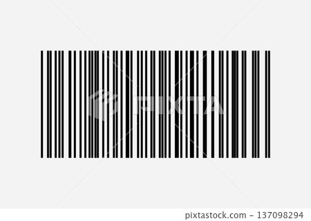High Contrast Barcode Graphic for Retail Scanning, Commerce, Product Identification and Inventory Management High Contrast Barcode Graphic for Retail Scanning, Commerce, Product Identification and Inventory Management 137098294