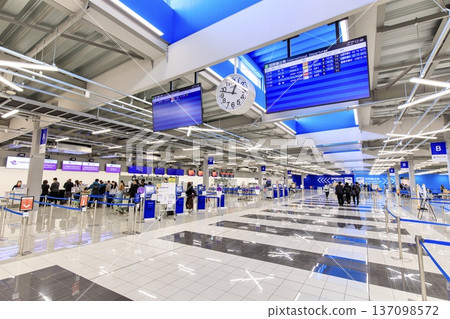 常滑市中部國際機場2號航廈出發大廳 137098572