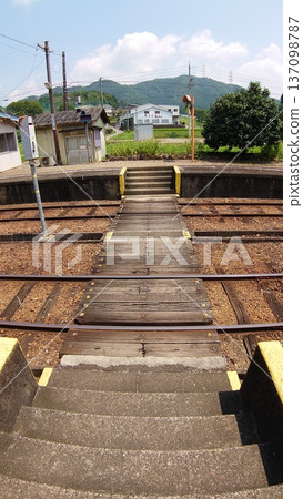 Railroad railroad crossing 137098787