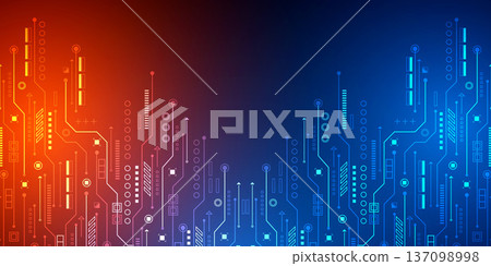 Technological background. Digital technology speed connect. Electronic board . Processor. Vector illustration. Technological background. Digital technology speed connect. Electronic board . Processor. Vector illustration. 137098998