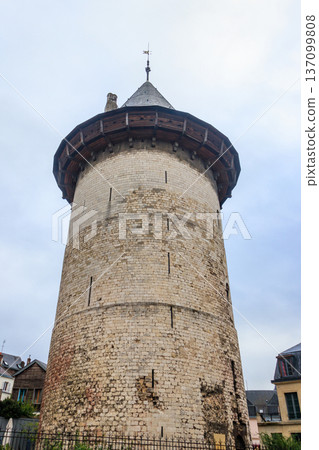 The keep of Rouen Castle, now known as the Tour Jeanne d'Arc in Rouen, France The keep of Rouen Castle, now known as the Tour Jeanne d'Arc in Rouen, France 137099808