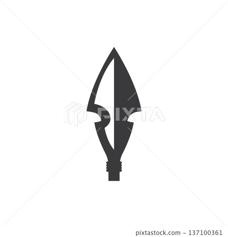 Spear logo and symbol 137100361