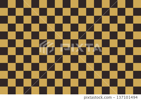Black and gold checkered Japanese pattern seamless pattern Japanese style background image vector illustration Black and gold checkered Japanese pattern seamless pattern Japanese style background image vector illustration 137101494