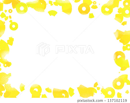 Stamp-style pineapple frame Stamp-style pineapple frame 137102119