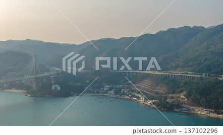 Coastal Hillside Community Overlooking Bridges, Bays, And Green Slopes Feb 21 2026 137102296