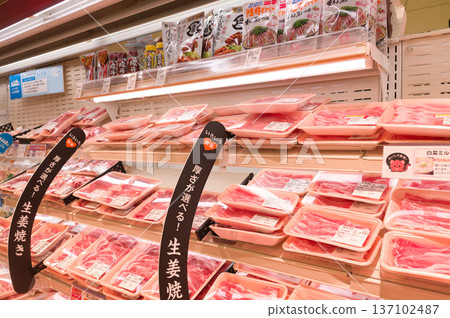February: Shop at the butcher 137102487
