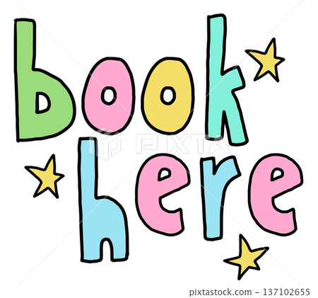 Hand writing book here letters for online shopping, marketing, promotion, sticker, banner, special price, discount, business, social media, print, template, sign, symbol, campaign, web button, sale Hand writing book here letters for online shopping, marketing, promotion, sticker, banner, special price, discount, business, social media, print, template, sign, symbol, campaign, web button, sale 137102655