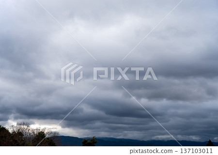 Cloudy sky [negative image] 137103011