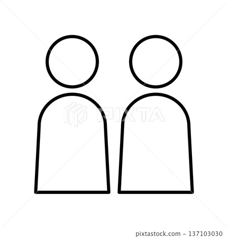 People icons representing teams and pairs People icons representing teams and pairs 137103030