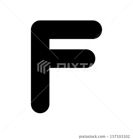 字母 F 的簡單圖標 字母 F 的簡單圖標 137103102