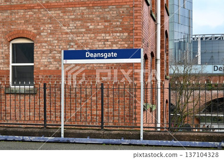 Deansgate Station in Manchester Deansgate Station in Manchester 137104328