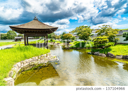 [Japan's Top 100 Castles] Ako Castle in Early Autumn, Ninomaru Garden 6, Ako City, Hyogo Prefecture 137104966