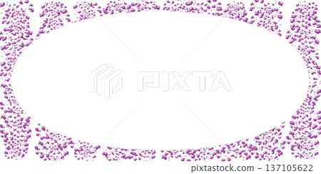 Azure blue frame with pink dotted edges,sides for text Azure blue frame with pink dotted edges,sides for text 137105622