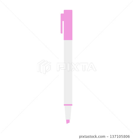 Pink highlighter Pink highlighter 137105806