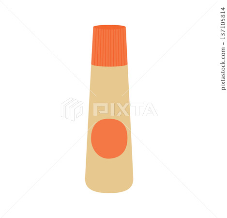 Simple illustration of liquid glue 137105814