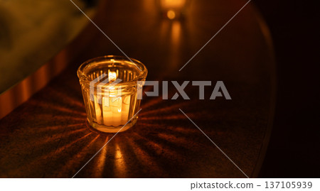 Gentle candle light Gentle candle light 137105939