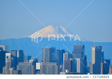 Cityscape Tokyo Mount Fuji 137106603