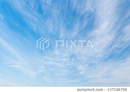 Winter blue sky and cirrus clouds 51 Winter blue sky and cirrus clouds 51 137106798