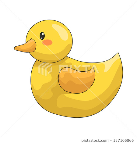 Illustration of Rubber duck 137106866