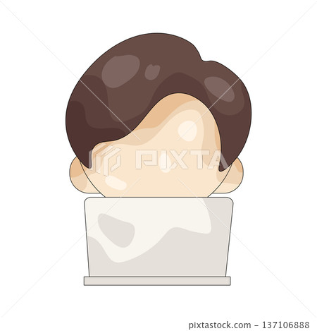 Illustration of graphic designer Illustration of graphic designer 137106888