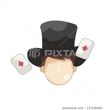Illustration of magician Illustration of magician 137106891
