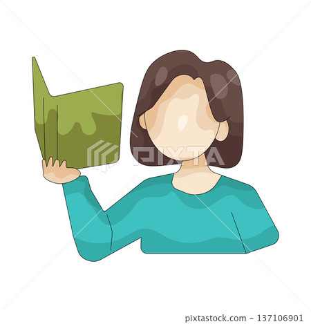 Illustration of storyteller Illustration of storyteller 137106901