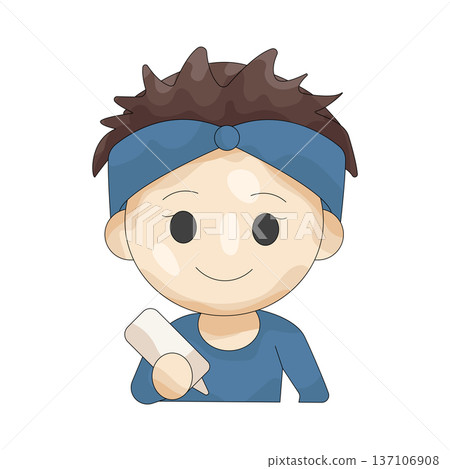 Illustration of beauty vlogger Illustration of beauty vlogger 137106908