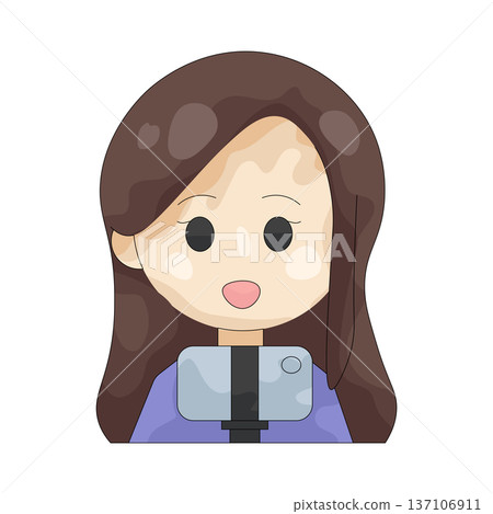 Illustration of influencer  137106911
